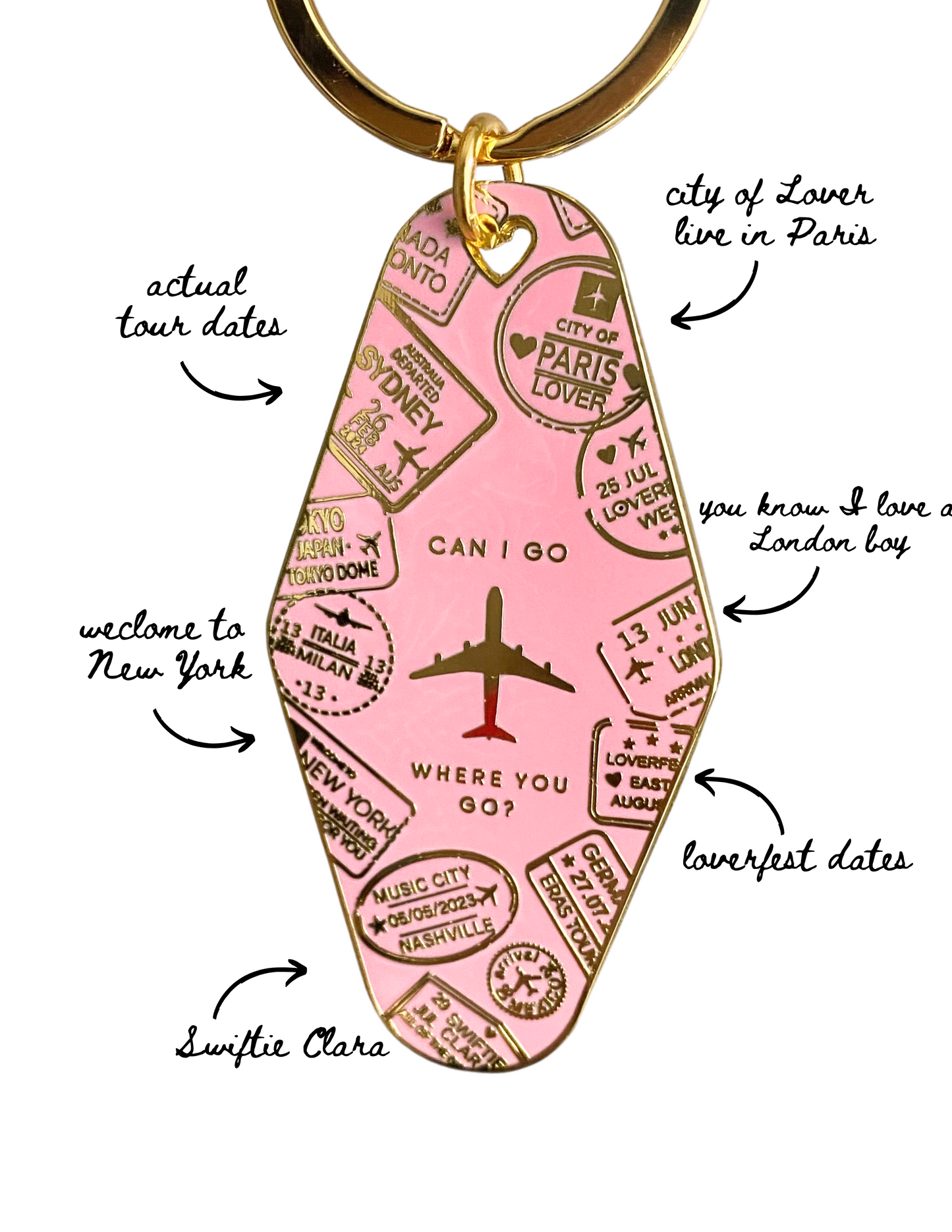 Lover Lounge Mini Motel Keychain