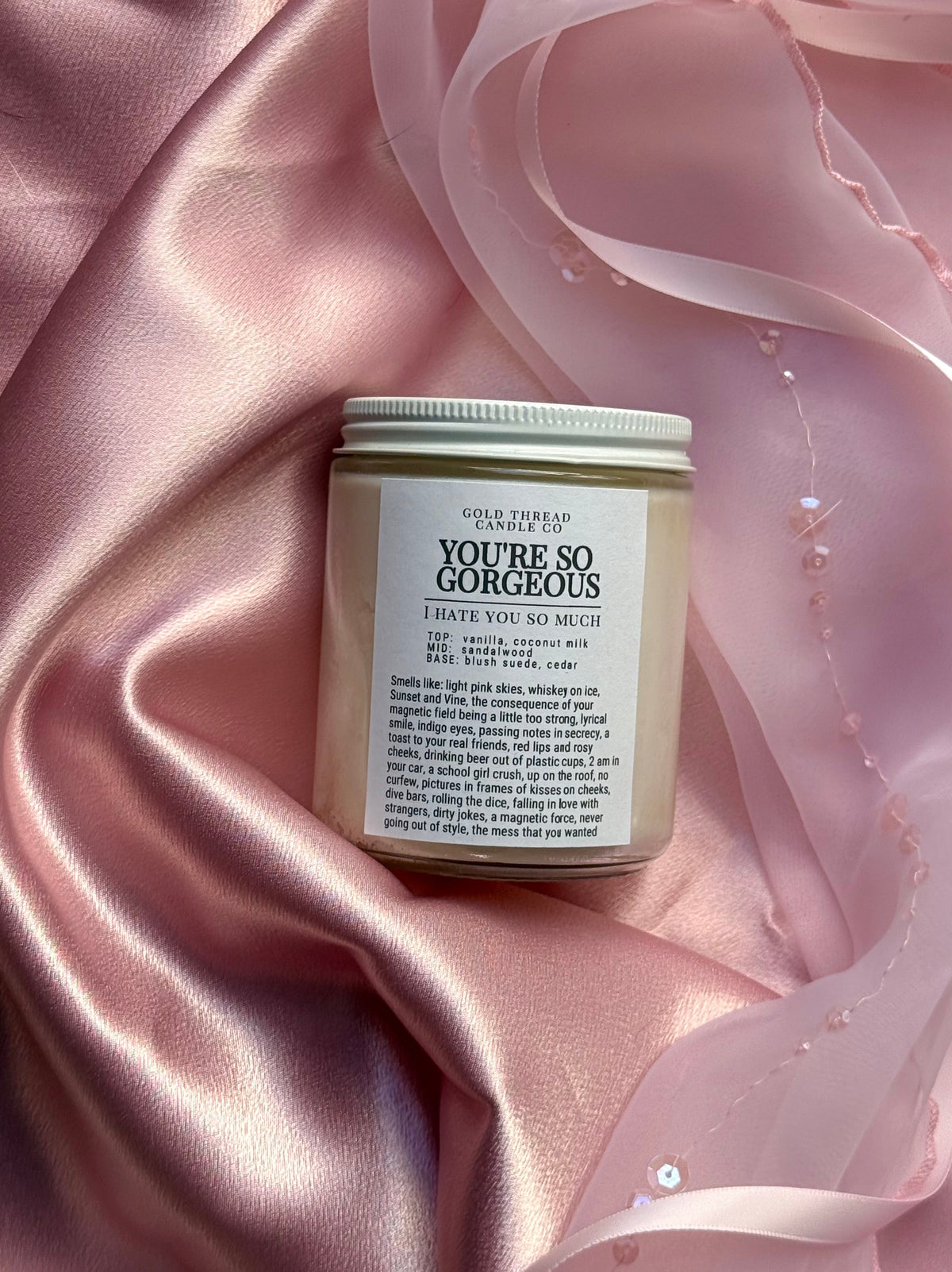 Gorgeous 8 oz Coconut Santal Candle