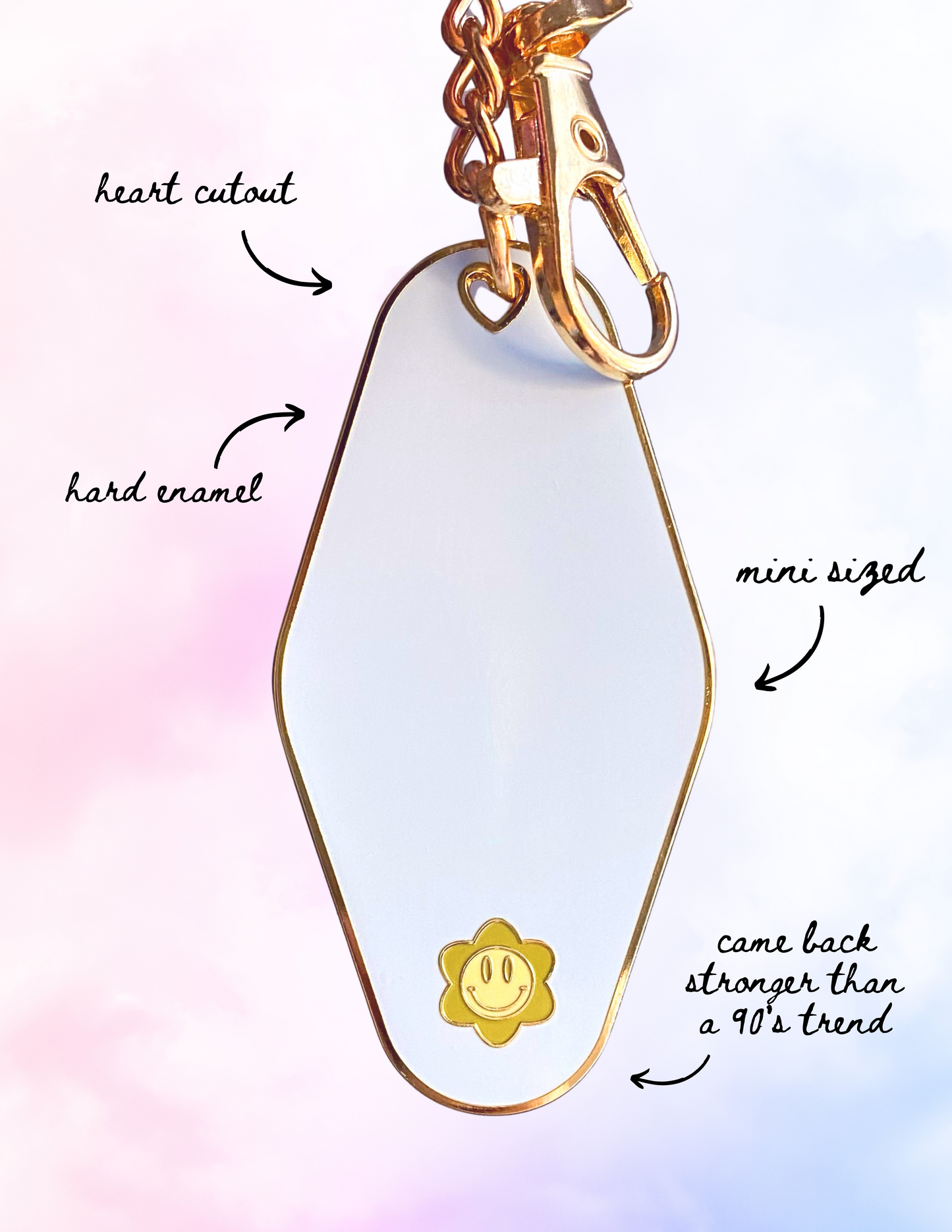 Lavender Haze Hotel & Lounge Mini Motel Keychain