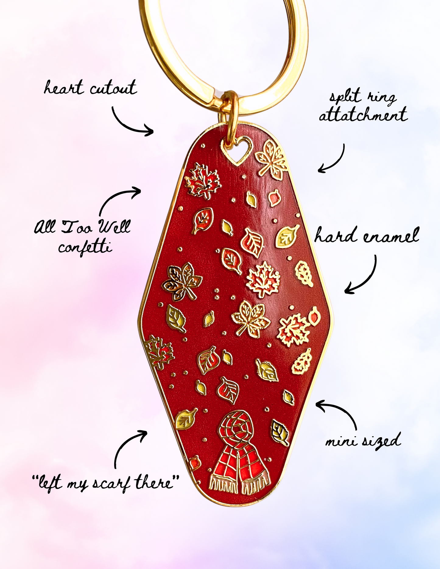 Fuck The Patriarchy Mini Motel Keychain