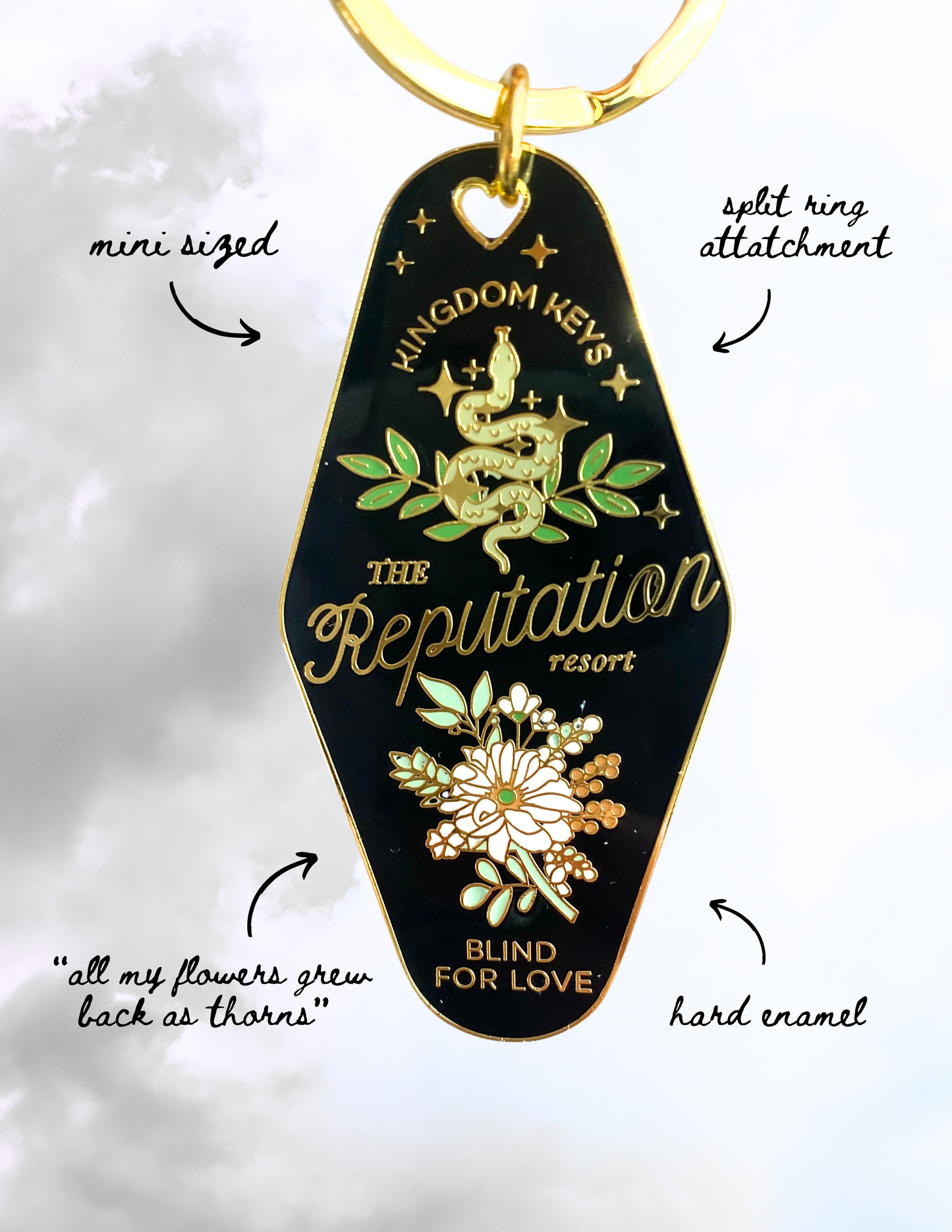 Reputation Resort Mini Motel Keychain