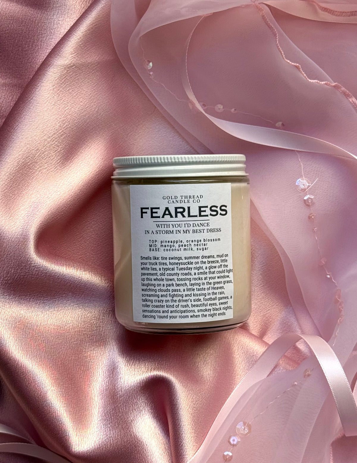 Fearless 8 oz Mango Coconut Candle