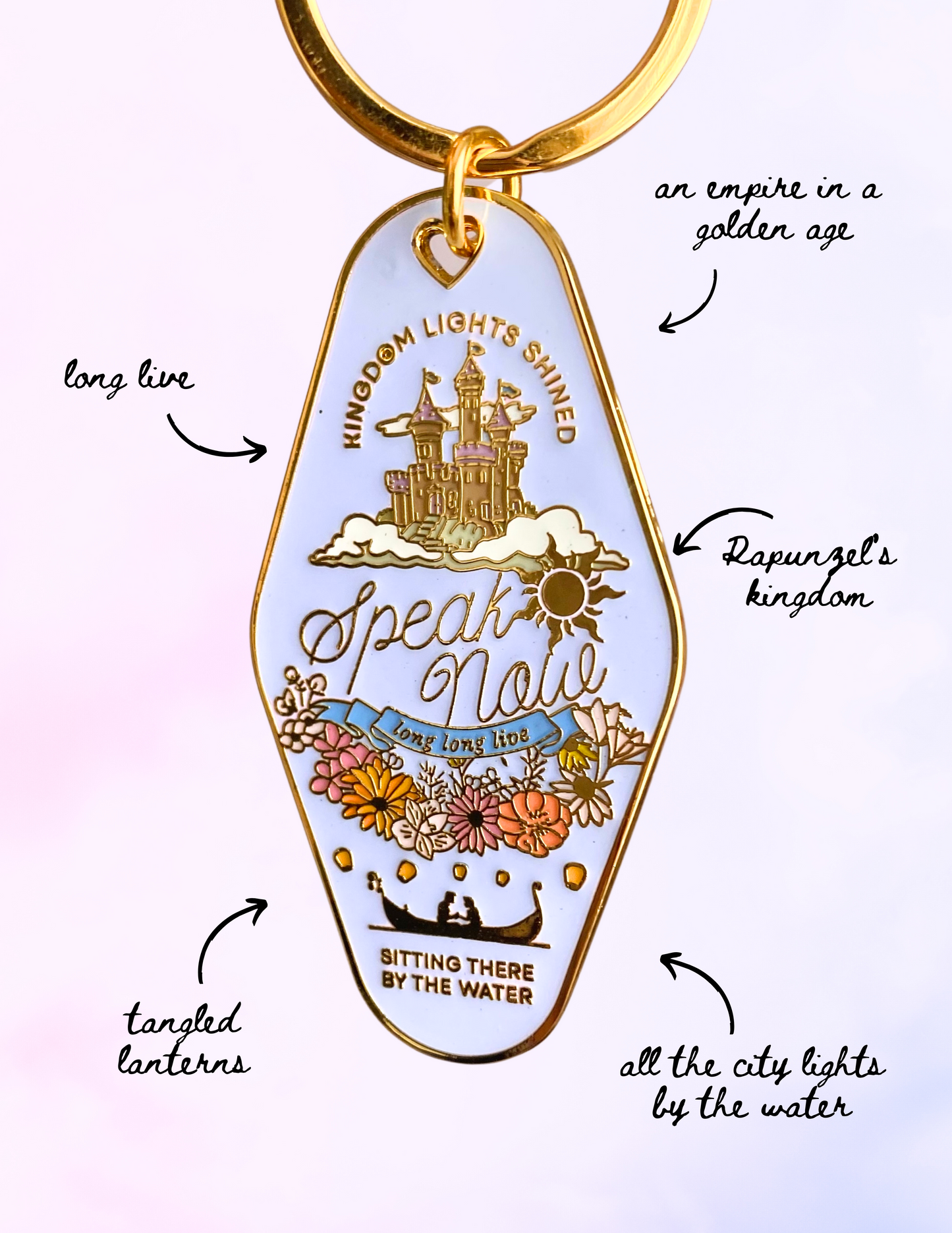 Speak Now Mini Motel Keychain
