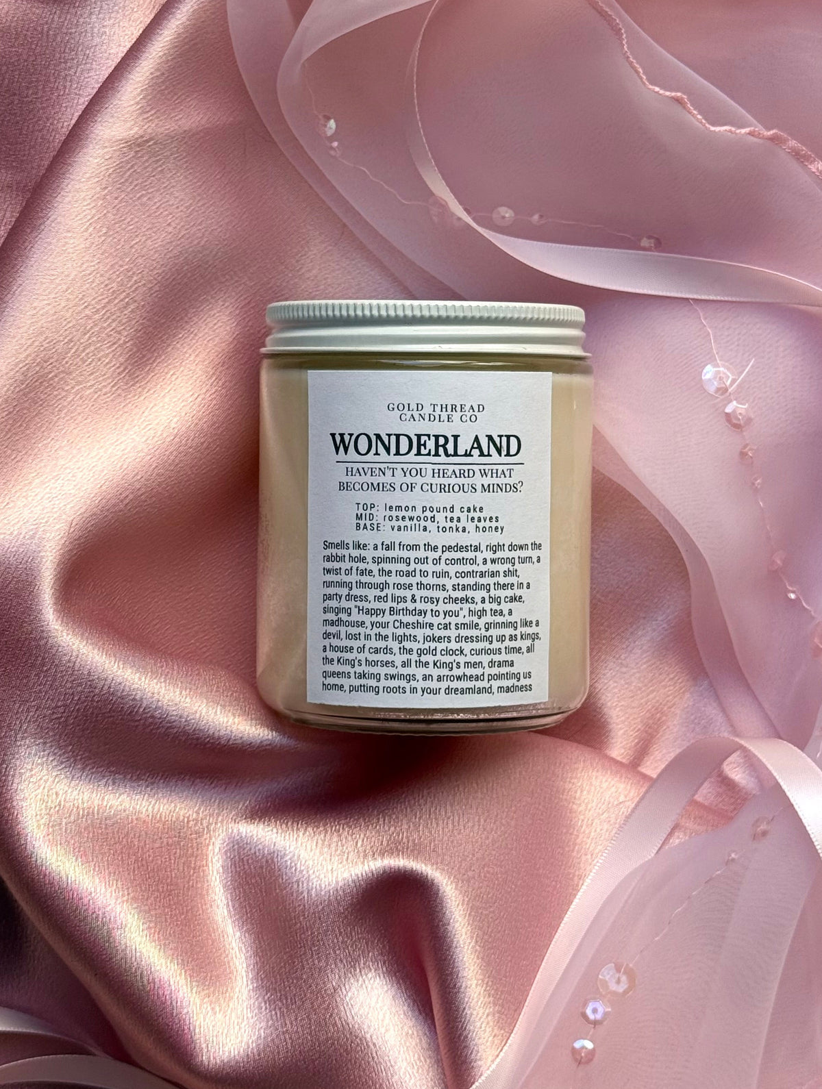Wonderland 8 oz Tea & Cake Candle