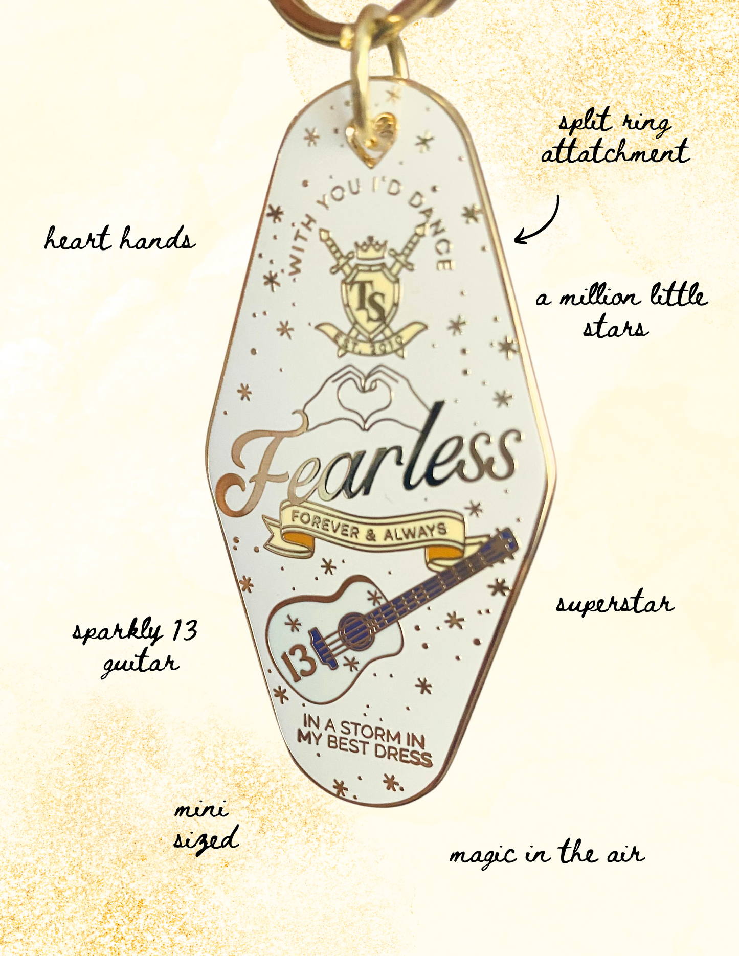 Fearless Mini Motel Keychain