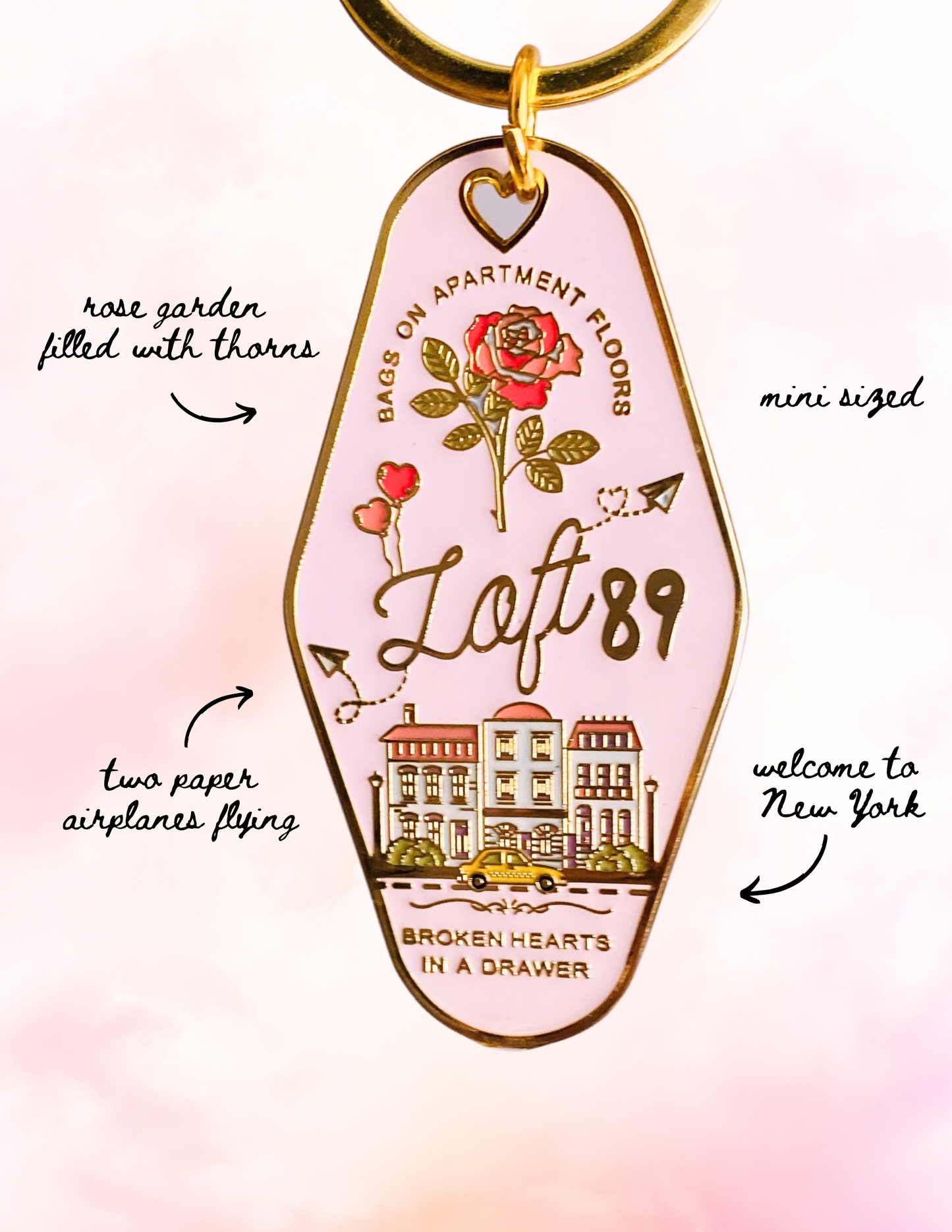 Loft 1989 Mini Motel Keychain