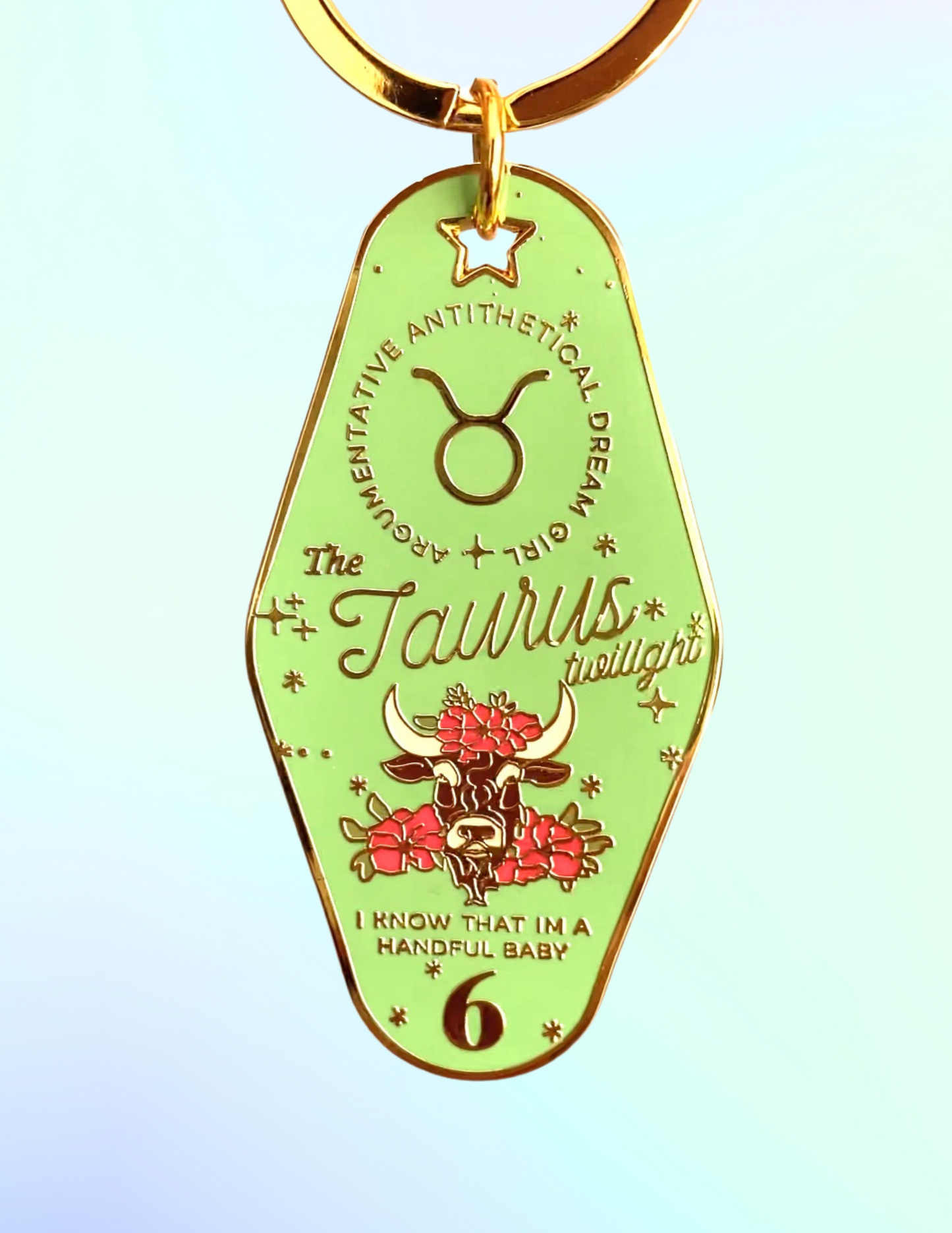 Taurus Mini Motel Keychain