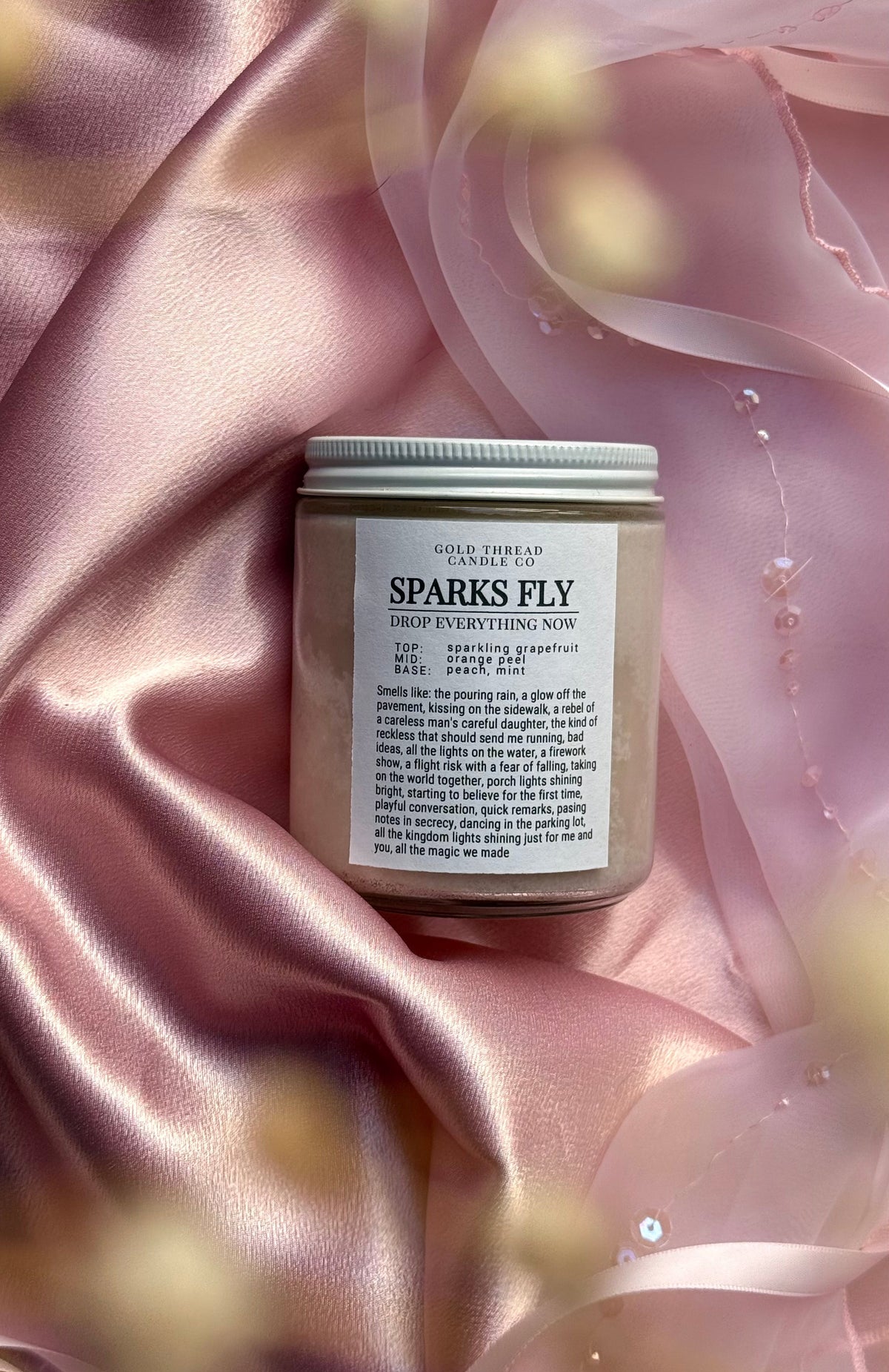 Sparks Fly 8 oz Pink Grapefruit Candle