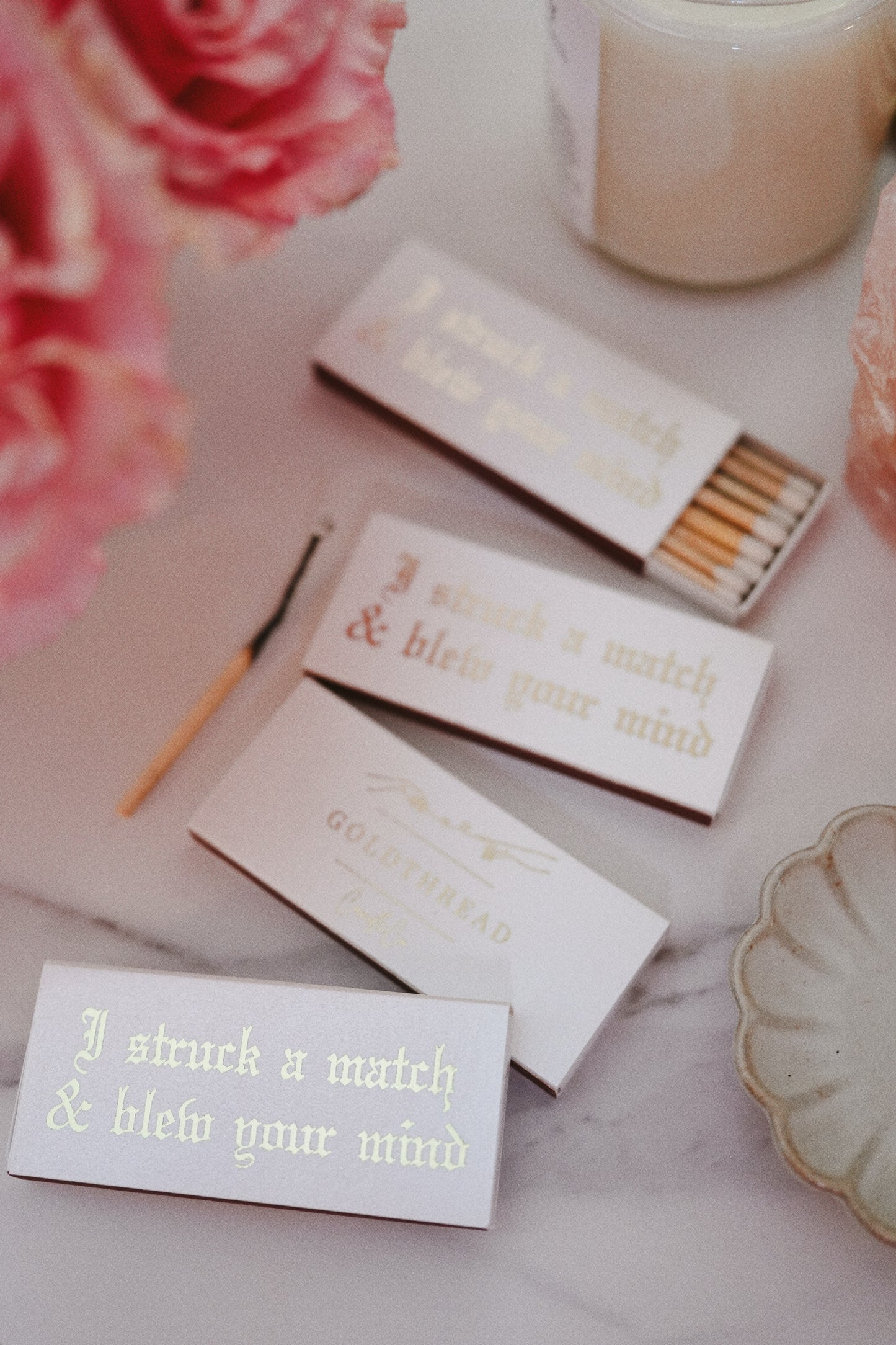 Struck A Match Candle Matches