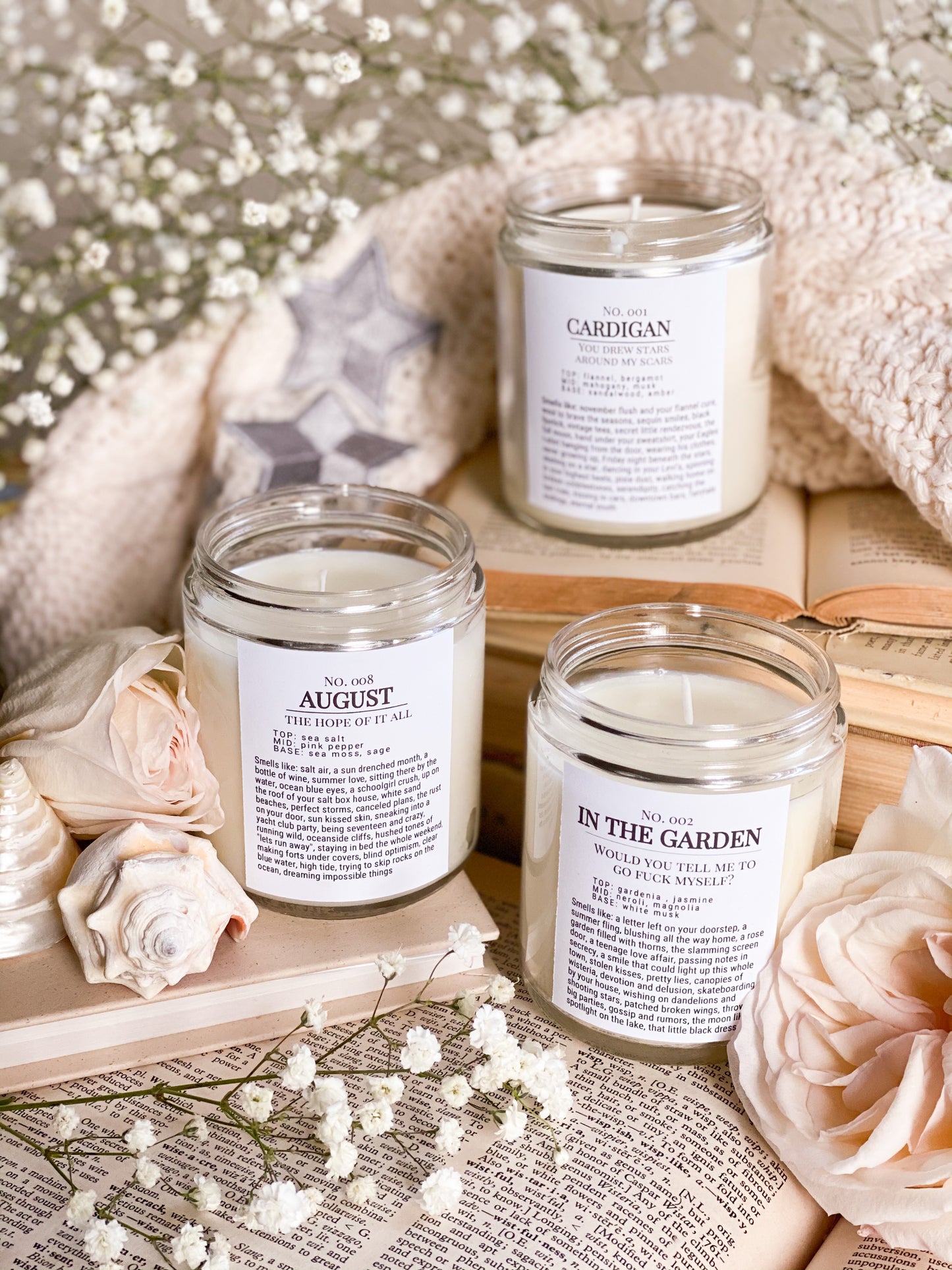 August 8 oz Sea Salt Candle