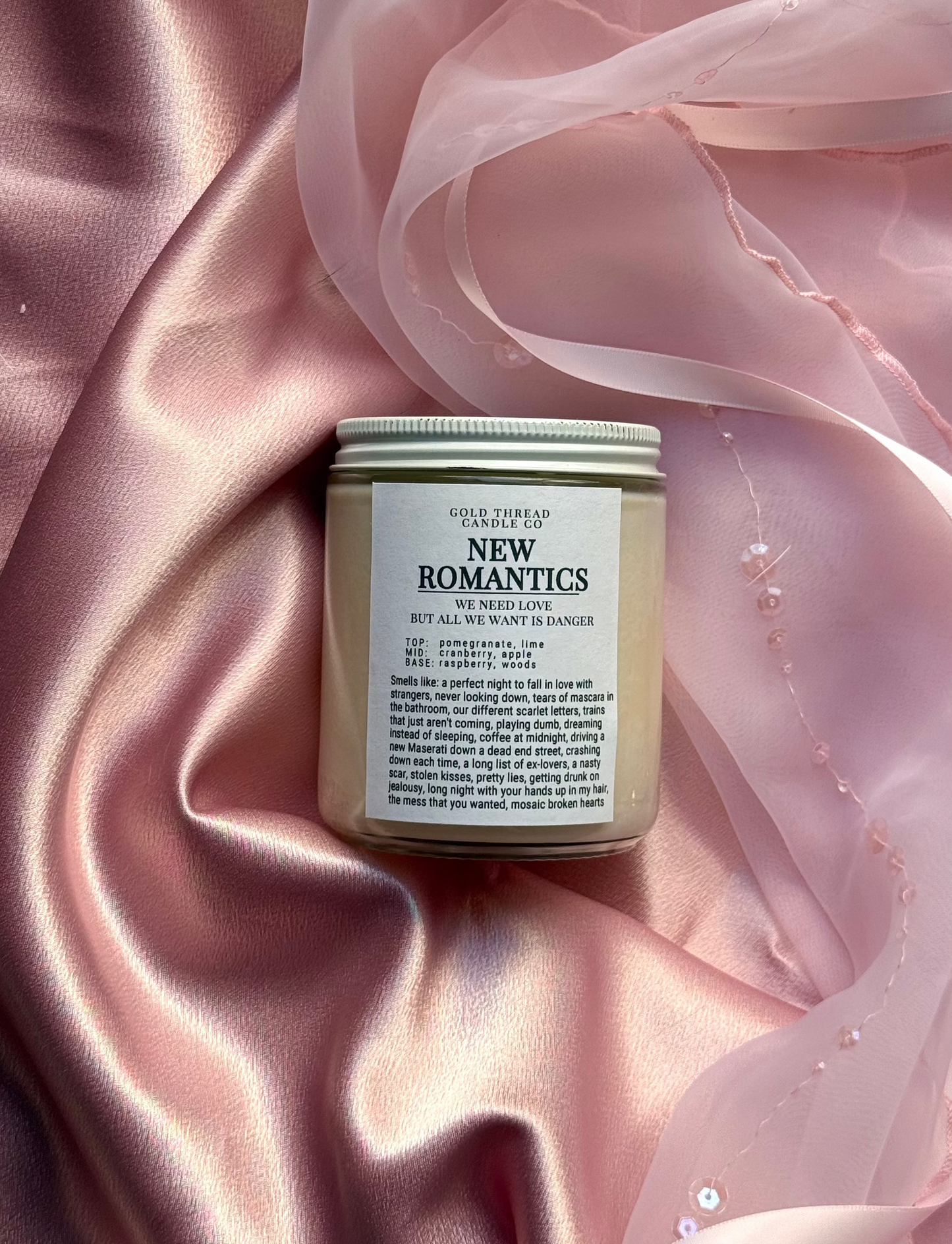 New Romantics 8 oz Pomegranate Candle