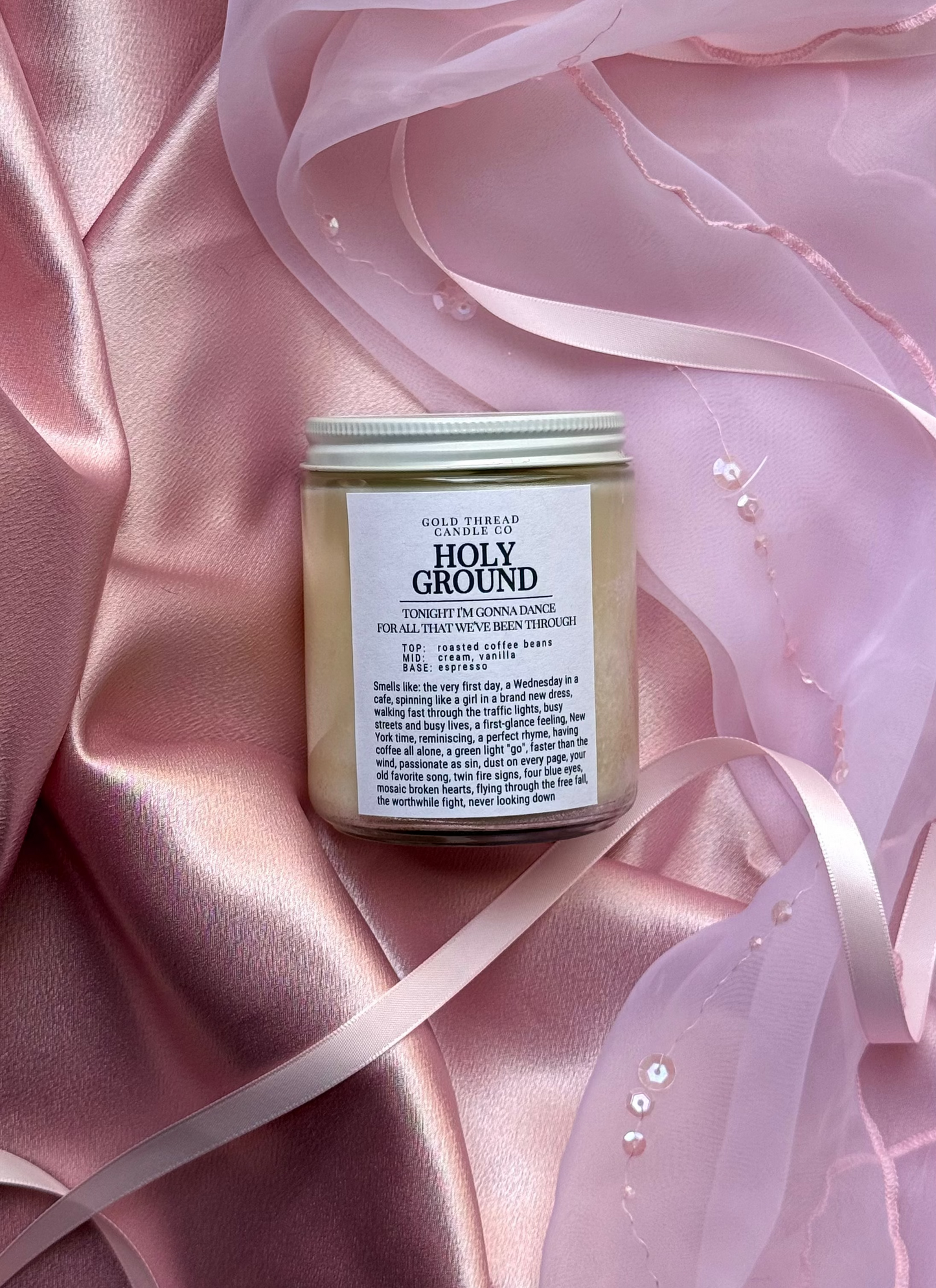 Holy Ground 8 oz Coffee & Vanilla Candle