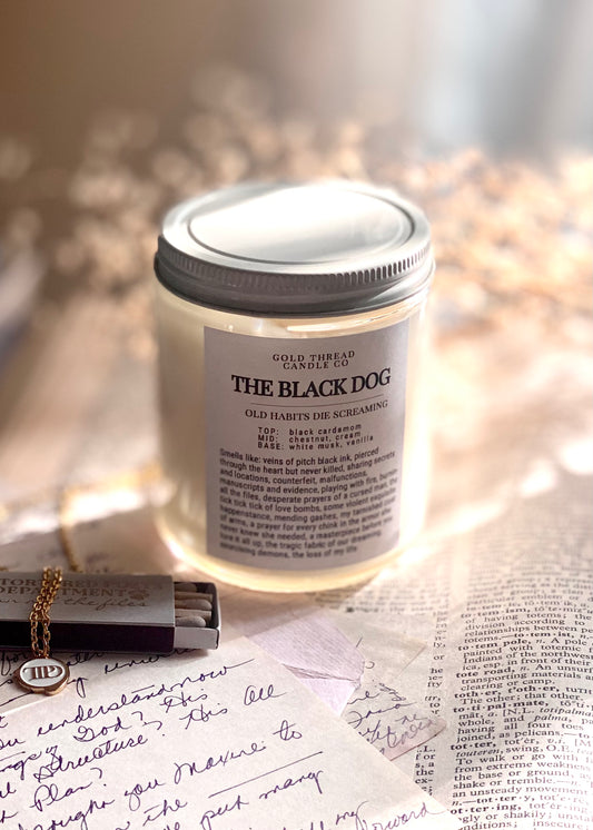 The Black Dog 8 oz Cardamom Candle