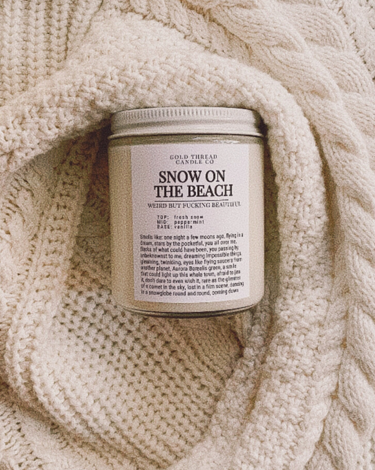 Snow On The Beach 8 oz Fresh Snow Candle