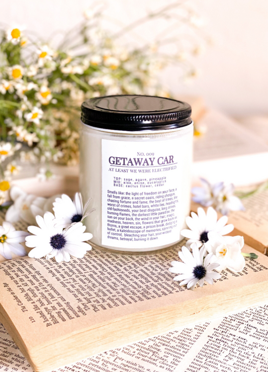 Getaway Car 8 oz Cactus Flower Candle