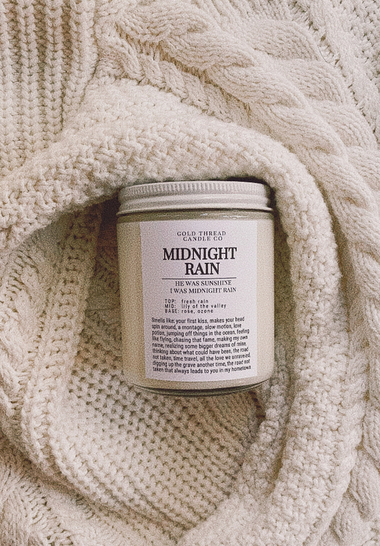 Midnight Rain 8 oz Rain Candle