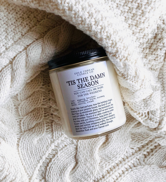 Tis The Damn Season 8 oz Eggnog Candle