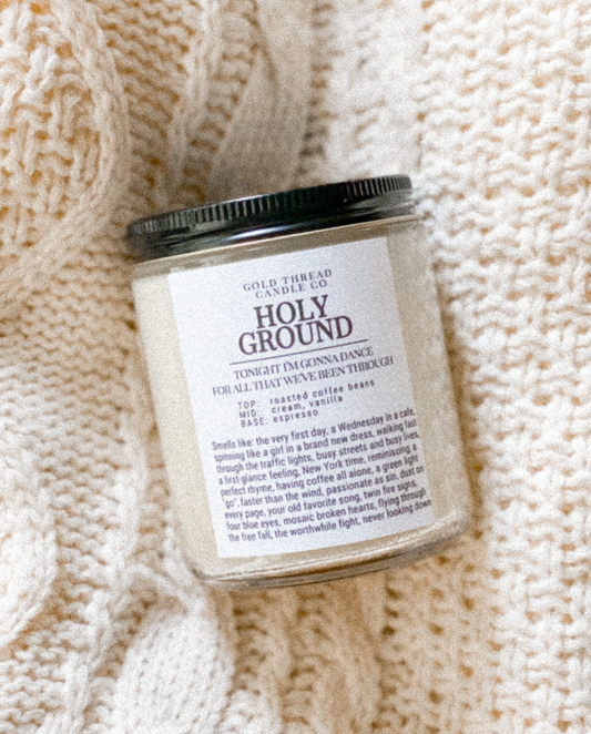 Holy Ground 8 oz Coffee & Vanilla Candle